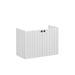 VitrA Root Groove 80cm 2 Door Wall Hung Slim Washbasin Unit - Unbeatable Bathrooms