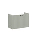 VitrA Root Groove 80cm 2 Door Wall Hung Slim Washbasin Unit - Unbeatable Bathrooms