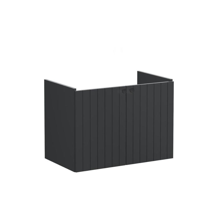 VitrA Root Groove 80cm 2 Door Wall Hung Washbasin Unit - Unbeatable Bathrooms