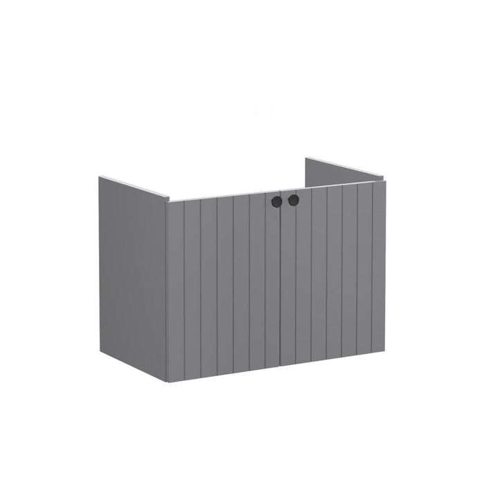 VitrA Root Groove 80cm 2 Door Wall Hung Washbasin Unit - Unbeatable Bathrooms