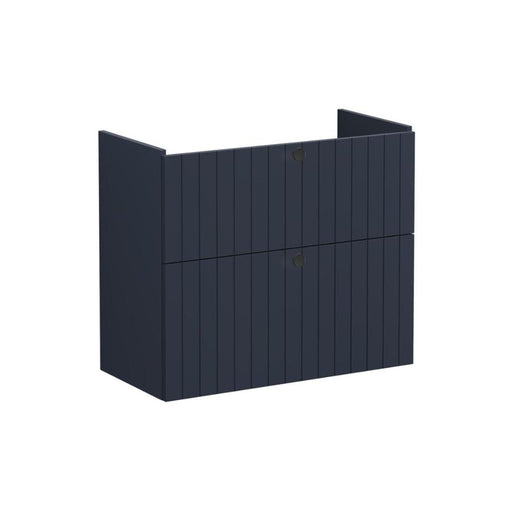 VitrA Root Groove 80cm 2 Drawer Slim Washbasin Unit - Unbeatable Bathrooms