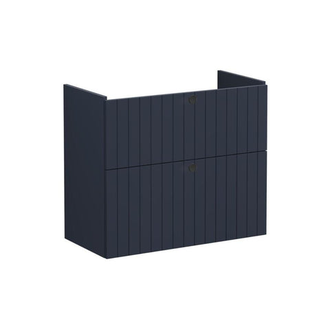 VitrA Root Groove 80cm 2 Drawer Slim Washbasin Unit - Unbeatable Bathrooms