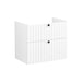 VitrA Root Groove 80cm 2 Drawer Washbasin Unit - Unbeatable Bathrooms