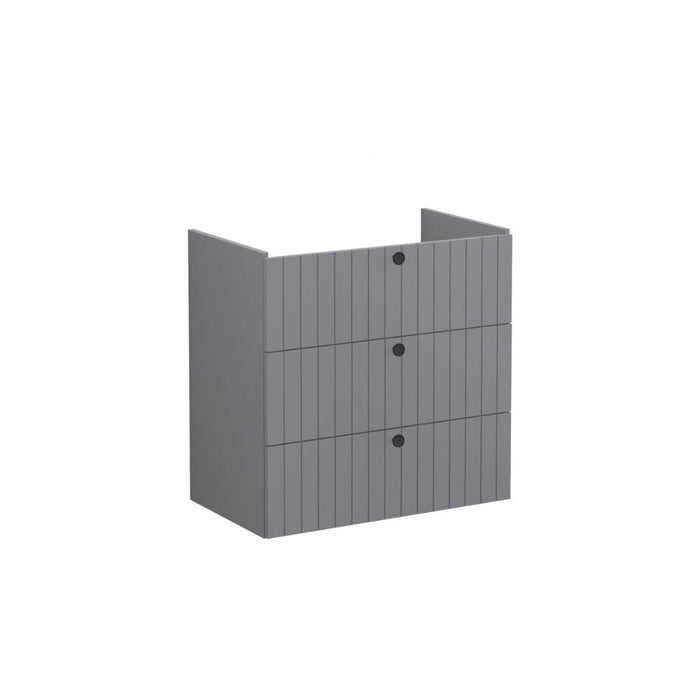 VitrA Root Groove 80cm 3 Drawer Washbasin Unit - Unbeatable Bathrooms