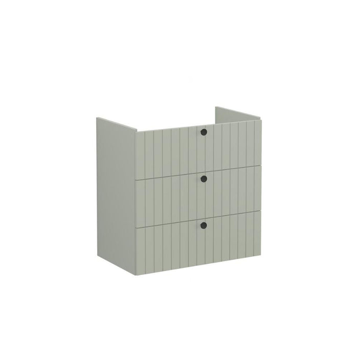 VitrA Root Groove 80cm 3 Drawer Washbasin Unit - Unbeatable Bathrooms