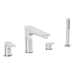 VitrA Root Round 4-Hole Bath/Shower Mixer - Unbeatable Bathrooms