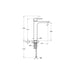 VitrA Root Round Tall Basin Mixer - Unbeatable Bathrooms