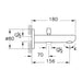 VitrA Root Round Wall Mounted Monohole Bath/Shower Mixer - Unbeatable Bathrooms