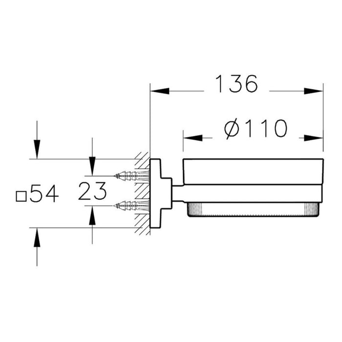 VitrA Root Soap Dish - Unbeatable Bathrooms