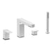 VitrA Root Square 4-Hole Bath/Shower Mixer - Unbeatable Bathrooms
