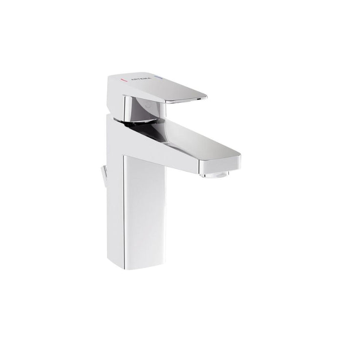 VitrA Root Square Basin Mixer w/Waste Lever - Unbeatable Bathrooms
