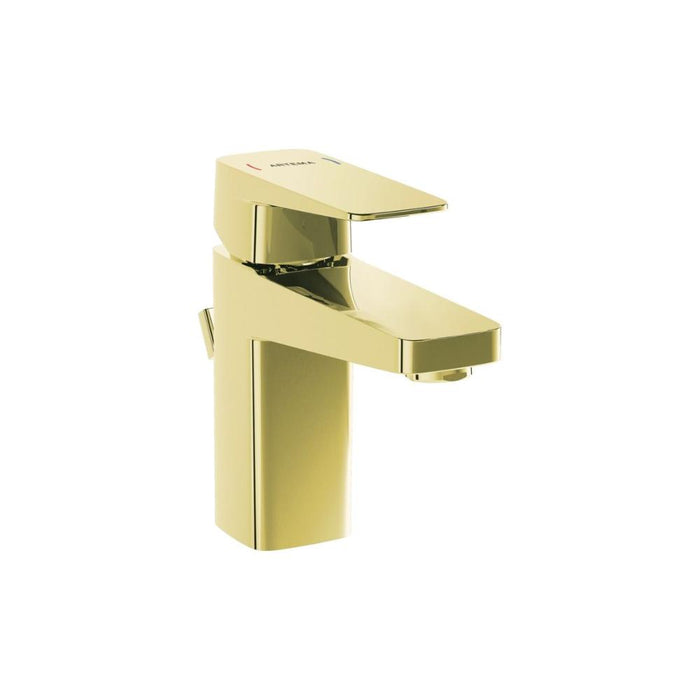 VitrA Root Square Compact Basin Mixer w/Waste Lever - Unbeatable Bathrooms