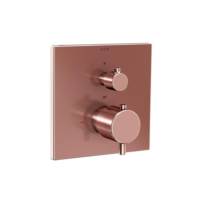 VitrA Root Square Integrated Thermostatic 1-Way Shower Mixer Valve - Unbeatable Bathrooms