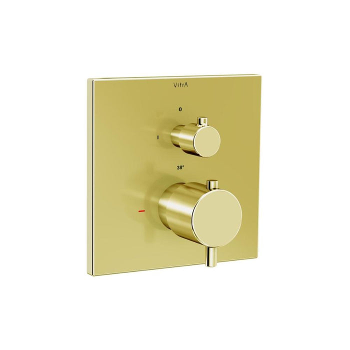 VitrA Root Square Integrated Thermostatic 1-Way Shower Mixer Valve - Unbeatable Bathrooms