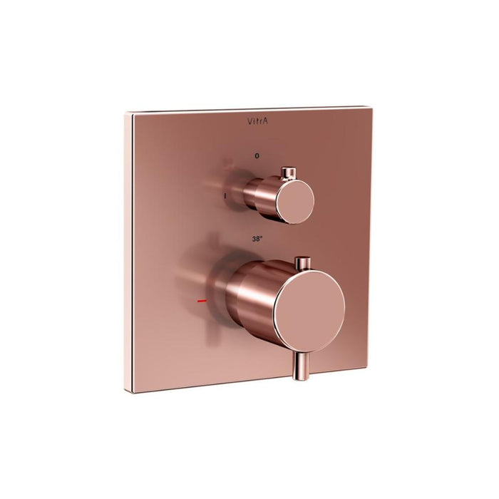 VitrA Root Square Integrated Thermostatic 2-Way Shower Mixer Valve - Unbeatable Bathrooms