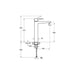 VitrA Root Square Tall Basin Mixer - Unbeatable Bathrooms
