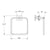 VitrA Root Square Towel Loop - Unbeatable Bathrooms
