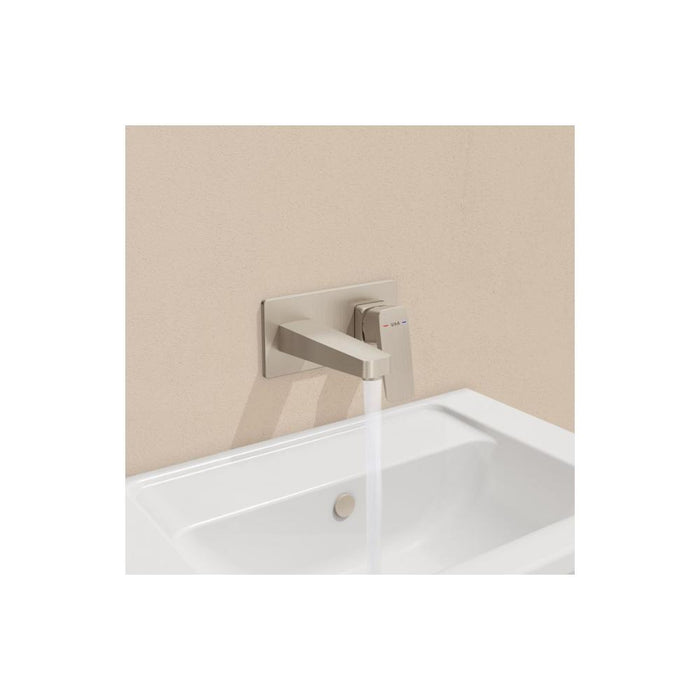 VitrA Root Square Wall Mounted Basin Mixer - Unbeatable Bathrooms