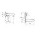 VitrA Root Square Wall Mounted Basin Mixer - Unbeatable Bathrooms