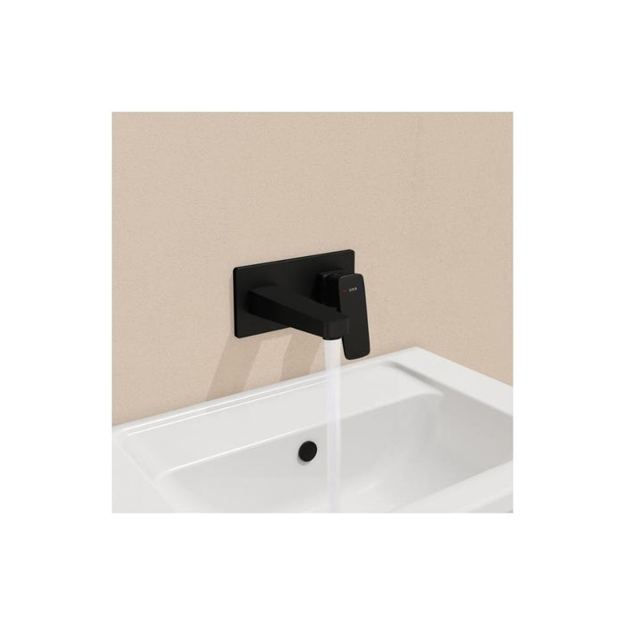 VitrA Root Square Wall Mounted Basin Mixer - Unbeatable Bathrooms