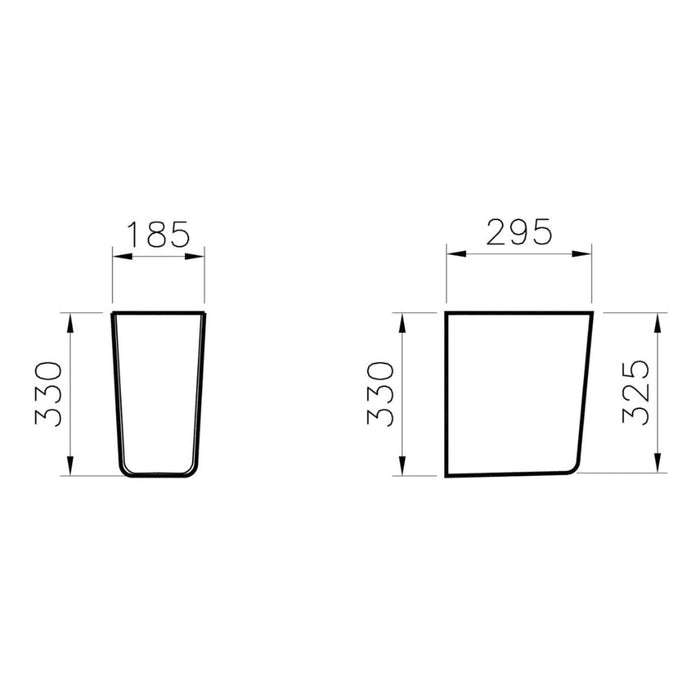 VitrA S20 Pedestal Only - White - Unbeatable Bathrooms