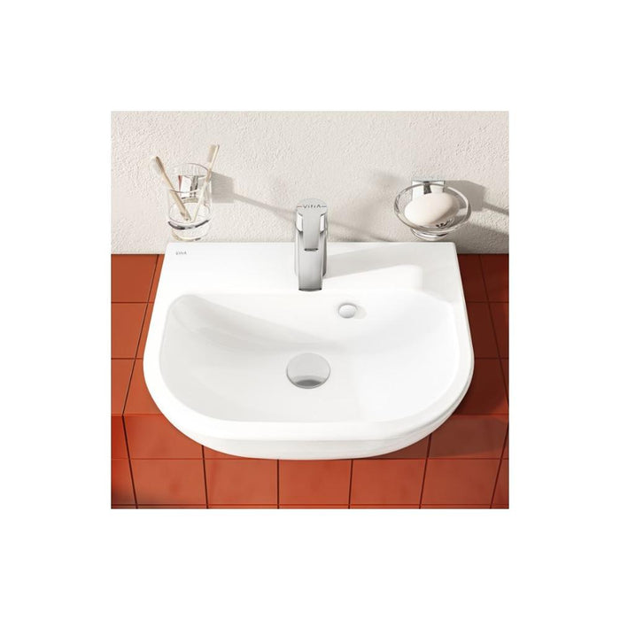 VitrA S20 Semi Recessed Basin - White - Unbeatable Bathrooms
