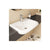 VitrA S20 Semi Recessed Basin - White - Unbeatable Bathrooms