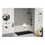 VitrA S20 1TH Basin w/Overflow - White - Unbeatable Bathrooms