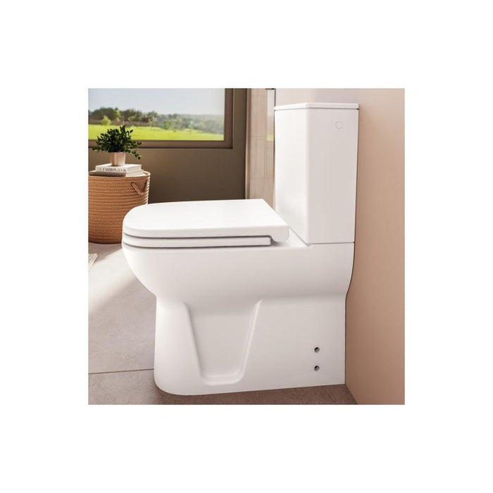 VitrA S20 Comfort Height Close Coupled Pan Only 400x360x615mm - White - Unbeatable Bathrooms
