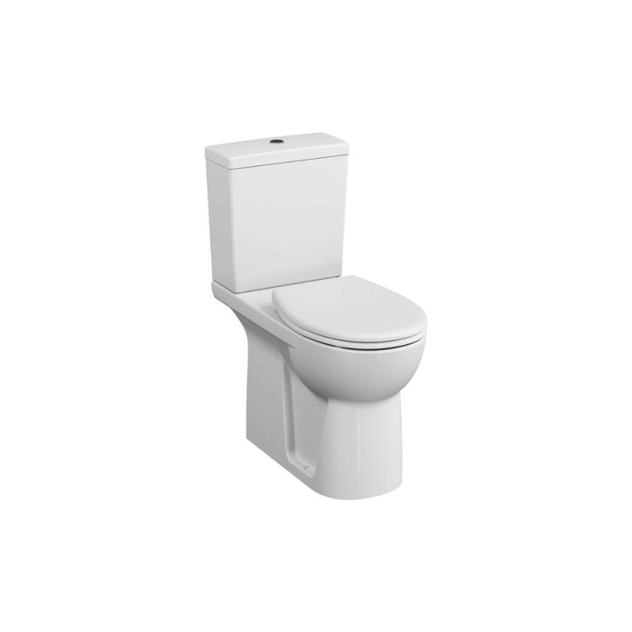 VitrA S20 Comfort Height Close Coupled Pan Only 460x355x750mm - White - Unbeatable Bathrooms