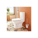 VitrA S20 Open Back Close Coupled Pan Only - White - Unbeatable Bathrooms