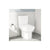 VitrA S20 Open Back Close Coupled Pan Only - White - Unbeatable Bathrooms
