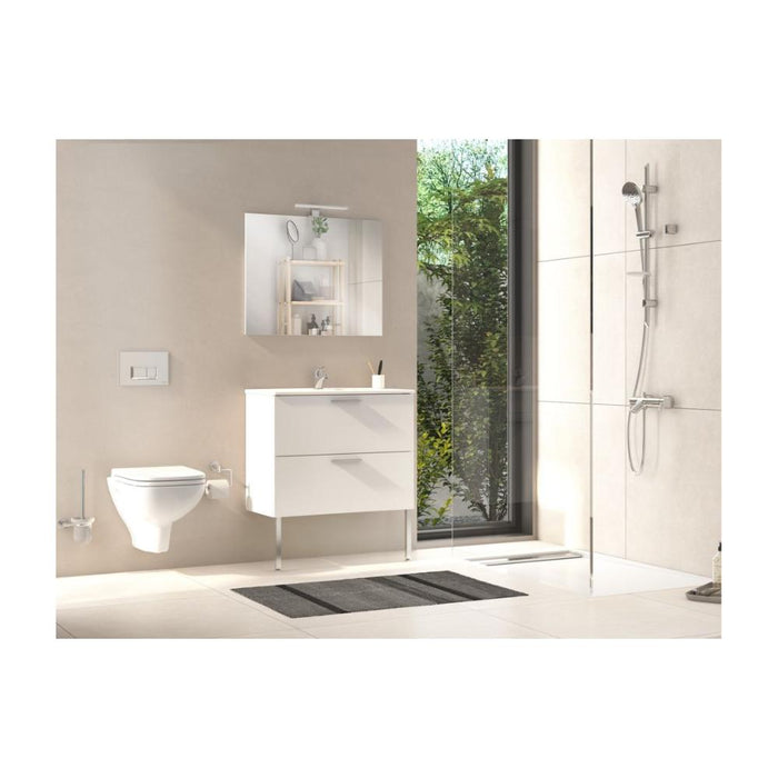 VitrA S20 Soft Close Slim Toilet Seat - White - Unbeatable Bathrooms