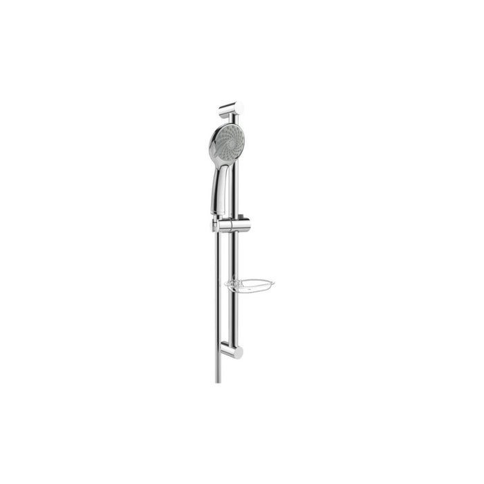 VitrA Samba 3-Function Hand Shower w/Slide Rail - Chrome - Unbeatable Bathrooms