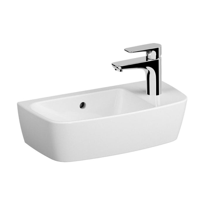 VitrA Shift 500x250mm 1TH Countertop Washbowl (RH) - White - Unbeatable Bathrooms