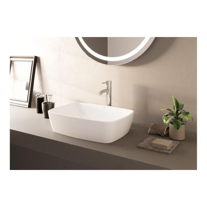 VitrA Shift 545x375mm 0TH Basin (No Overflow) - White - Unbeatable Bathrooms