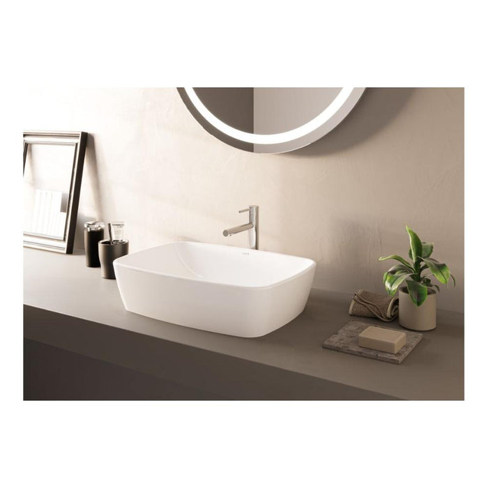 VitrA Shift 545x375mm 0TH Basin (No Overflow) - White - Unbeatable Bathrooms