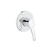 VitrA Solid S Wall Integrated Shower Mixer - Chrome - Unbeatable Bathrooms