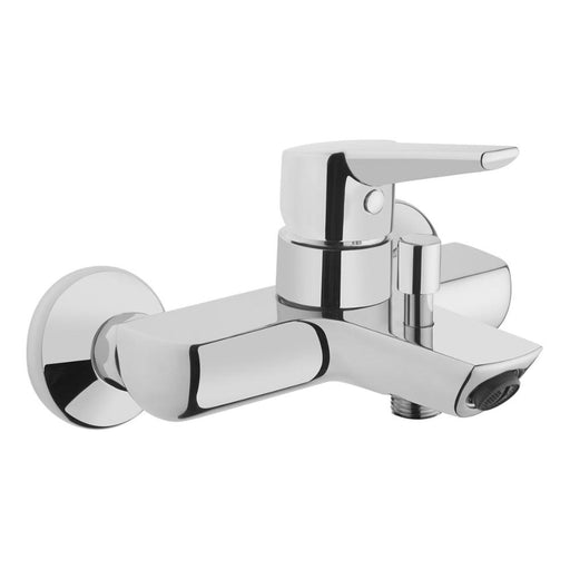 VitrA Solid S Wall Mounted Bath/Shower Mixer - Chrome - Unbeatable Bathrooms