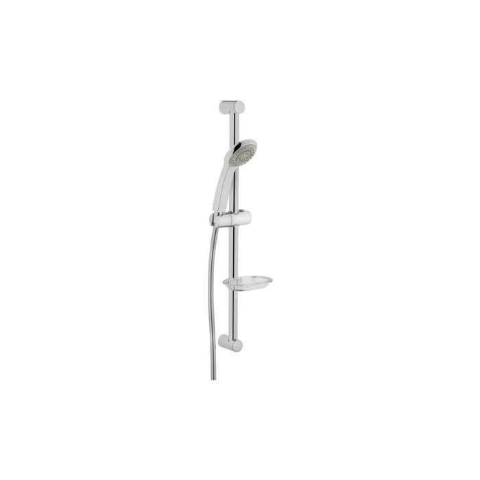 VitrA Solo C Hand Shower w/Slide Rail - Chrome - Unbeatable Bathrooms
