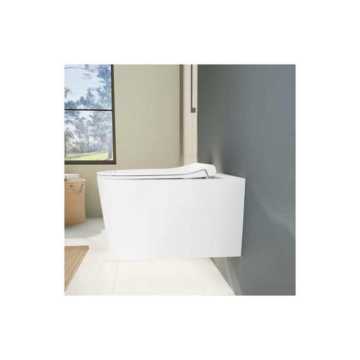 VitrA Sonic Flush Soft Close Slim Toilet Seat - White - Unbeatable Bathrooms
