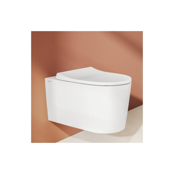 VitrA Sonic Flush Soft Close Wrap Toilet Seat - White - Unbeatable Bathrooms