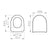 VitrA Sonic Flush Soft Close Wrap Toilet Seat - White - Unbeatable Bathrooms