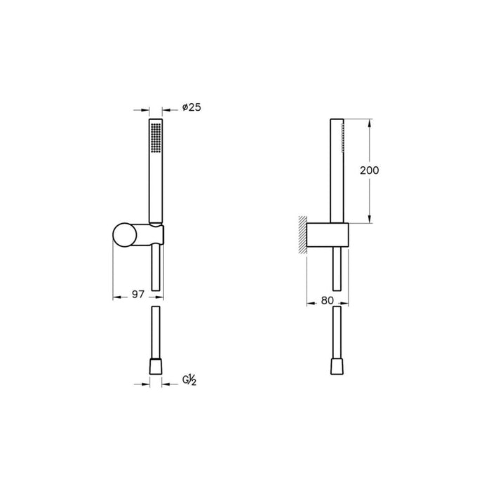 VitrA Suit Hand Shower - Unbeatable Bathrooms