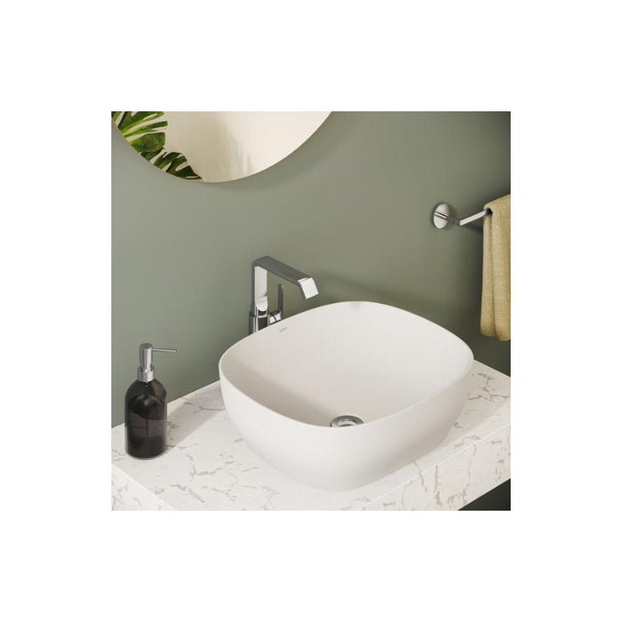 VitrA Suit Tall Basin Mixer (Side Handle) - Chrome - Unbeatable Bathrooms