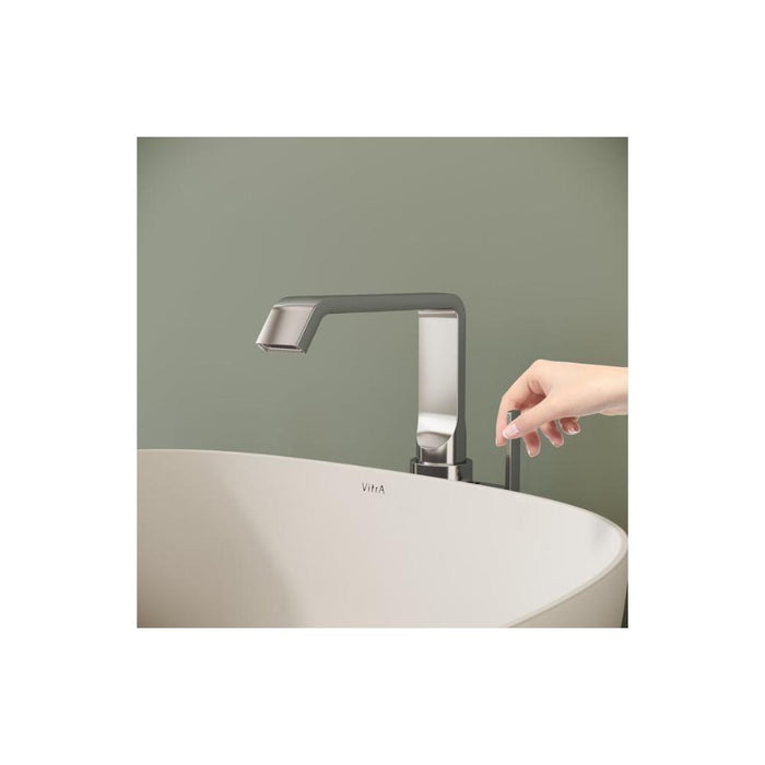 VitrA Suit Tall Basin Mixer (Side Handle) - Chrome - Unbeatable Bathrooms