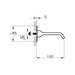 VitrA Suit Wall Mounted Bath Spout - Unbeatable Bathrooms