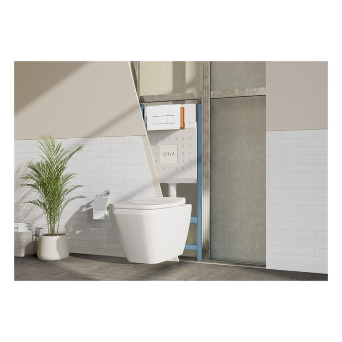 VitrA V-Fix Core WH 12cm 3/6L WC Frame & Cistern - Unbeatable Bathrooms