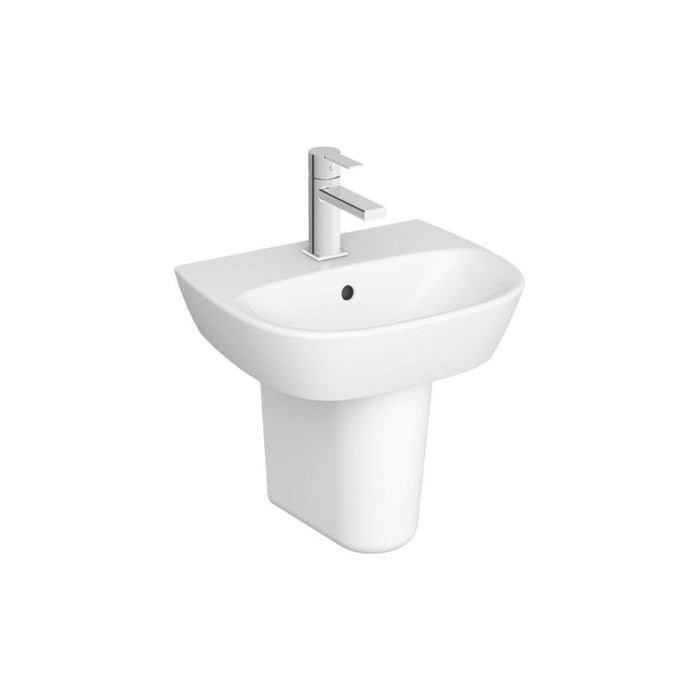 VitrA Zentrum 1TH Basin w/Overflow - White - Unbeatable Bathrooms