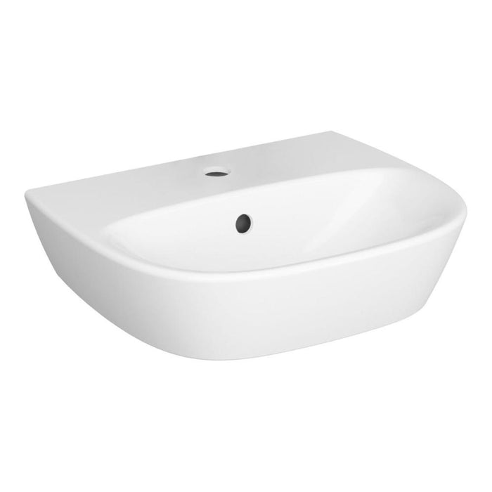 VitrA Zentrum 1TH Basin w/Overflow - White - Unbeatable Bathrooms
